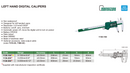 INSIZE LEFT HAND DIGITAL CALIPER - INSIZE 1130-300 0-300mm / 0-12"