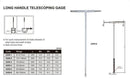 INSIZE LONG HANDLE TELESCOPIC GAUGE | 32 - 54mm | INSIZE 4209-4