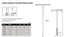 INSIZE LONG HANDLE TELESCOPIC GAUGE - INSIZE 4209-1 8-12.7mm