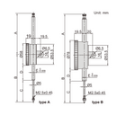 INSIZE LONG STROKE DIAL INDICATOR - INSIZE 2309-100D 100mm