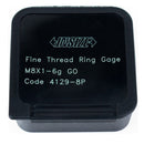INSIZE M8 X 1.0 THREAD RING GAUGE - 4129-8P