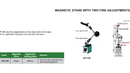 INSIZE MAGNETIC STAND STAND W/FINE ADJUST - 6272-80