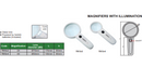 INSIZE MAGNIFER WITH ILLUMINATION X2 | INSIZE 7513-2