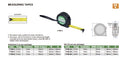 INSIZE MEASURING TAPE 8M - 7140-8