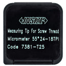 INSIZE MEASURING TIPS FOR SCREW THREAD - 7381-T25