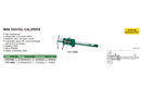 INSIZE MINI DIGITAL CALIPER - INSIZE 1111-75A 0-75mm / 0-3"