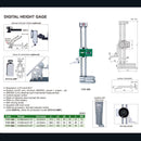 INSIZE MINI DIGITAL HEIGHT GAUGE - INSIZE 1146-20B 0-20mm / 0-0.8"