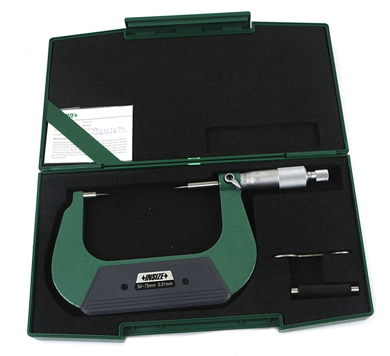 POINT MICROMETER - INSIZE 3230-75BA 50-75mm | Wallers Industrial