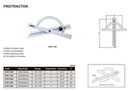INSIZE PROTRACTOR | 170° | INSIZE 4797-200