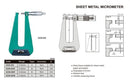 INSIZE SHEET METAL MICROMETER - INSIZE 3239-253S 0-25mm