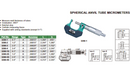 INSIZE SPHERICAL ANVIL TUBE MICROMETER 3-4"