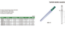 INSIZE TAPER BORE GAUGE 3-16MM -  4852-3