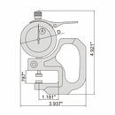 INSIZE THICKNESS GAUGE | 0 - 0.5" x 0.0005" | INSIZE 2364-055
