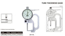 INSIZE THICKNESS GAUGE | 0 - 10mm x 0.01mm | Tube Type | INSIZE 2367-10A