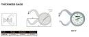 INSIZE THICKNESS GAUGE | 0 - 10mm x 0.05mm | INSIZE 2863-10