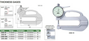 INSIZE THICKNESS GAUGE | 0 - 20mm x 0.01mm | INSIZE 2365-20