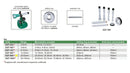 INSIZE THREE POINT INTERNAL MICROMETER SET - Insize 3227-504 20mm-50mm