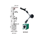 INSIZE UNIVERSAL MAGNETIC STAND - INSIZE 6210-81 80Kg