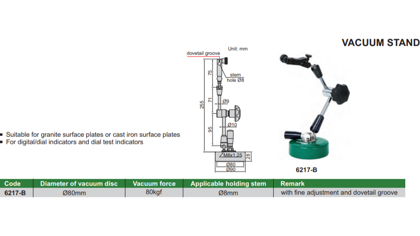 VACUUM STAND - 6217-B