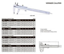 INSIZE VERNIER CALIPER - INSIZE 1205-1502E 0-150mm / 0-6"
