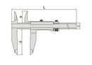 INSIZE VERNIER CALIPER - INSIZE 1210-611 0-600mm