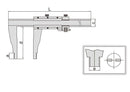 INSIZE VERNIER CALIPER - INSIZE 1211-12 0-12"