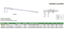 INSIZE VERNIER CALIPER - INSIZE 1211-12 0-12"