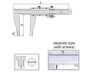 INSIZE VERNIER CALIPER - INSIZE 1214-500 0-500mm / 0-20"