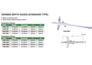 INSIZE VERNIER DEPTH GAUGE - INSIZE 1240-300 0-300mm