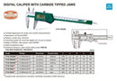 DIGITAL CALIPER TCT - INSIZE 1110-200A 0-200mm / 0-8"