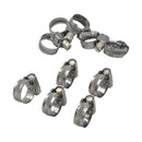 Kale 10 Piece Kale 304 Stainless Steel 8-16mm WD9 Worm Drive Hose Clamp