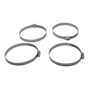 Kale 4 Piece 304 Stainless Steel 118-140mm Worm Drive Hose Clamp