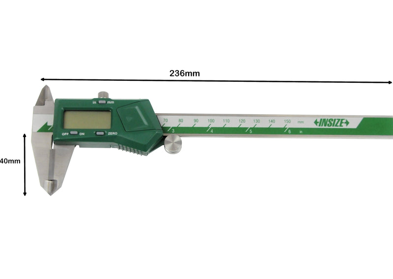 DIGITAL CALIPER TCT - INSIZE 1110-150A 0-150mm / 0-6"