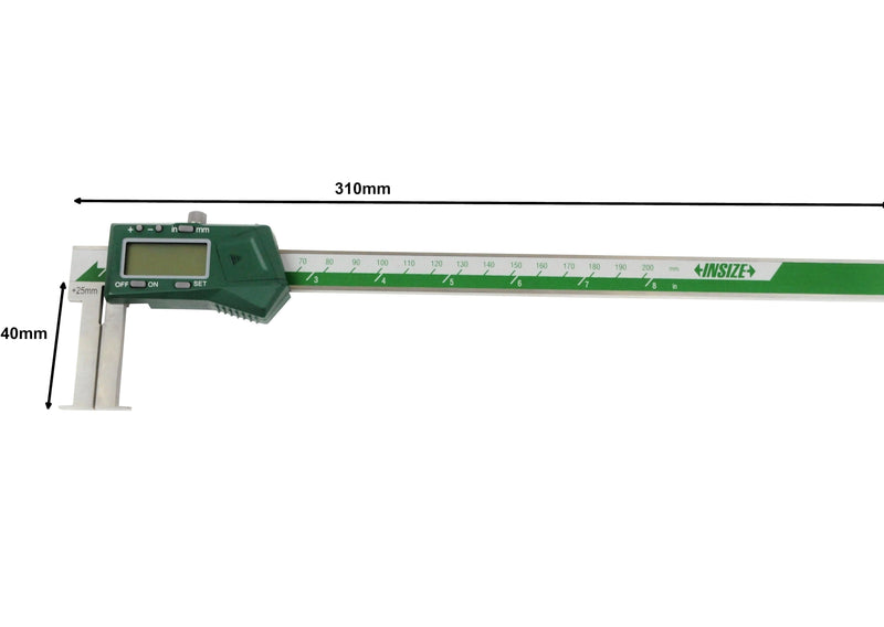 DIGITAL INSIDE GROOVE CALIPER - INSIZE 1120-200A 25-200mm