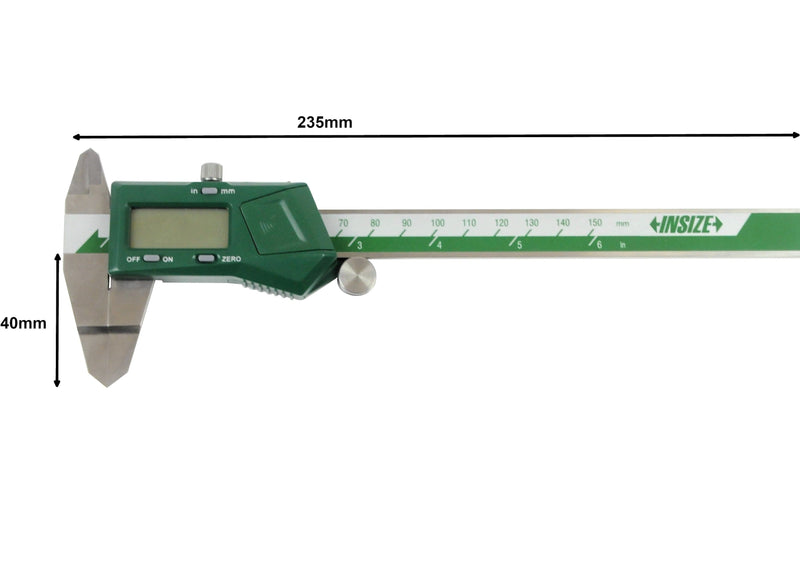 DIGITAL BLADE CALIPER - INSIZE 1188-150A 0-150mm / 0-6"