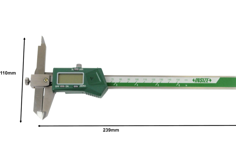 DIGITAL OFFSET CALIPER - INSIZE 1186-150A 0-150mm / 0-6"