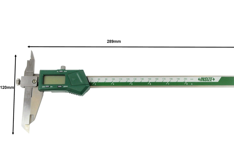 DIGITAL OFFSET CALIPER - INSIZE 1186-200A 0-200mm / 0-8"