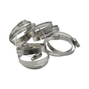 Norma 10 Piece 304 Stainless Steel 52-76mm Worm Drive Hose Clamp