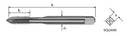 SOMTA Somta Series 545 - HSSE-V Gun Nose Tap UNC 5/8" (Standard)