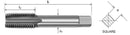 SOMTA SOMTA – Series 551 HSS UNF Thread Tap 3/4″ Intermediate – Short Hand Tap