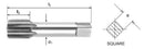 SOMTA Somta Series 581 – HSS NPS 3/8″ Bottom Tap (Straight Flute, Pipe Thread)