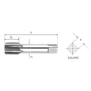 SOMTA Somta Series 581 – HSS NPS 3/8″ Bottom Tap (Straight Flute, Pipe Thread)