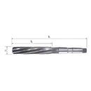 SOMTA Somta Series 711 – HSS Machine Reamer 22mm MTS No.2