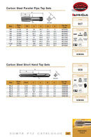 SOMTA Somta Series 907 – Carbon Steel BSPF Bottom Tap 1½″ (G Thread, Bottoming, Straight Flute)