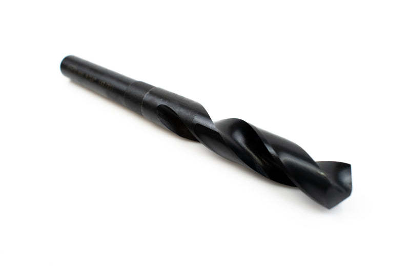 Somta HSS 9/16" Reduced Shank Drill - High-speed steel drill bit showing fluting for efficient chip removal, enhancing performance and reducing heat buildup during drilling