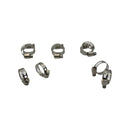 Twin Eagle Imports 10 Piece 304 Stainless Steel 12-23mm Worm Drive Hose Clamp