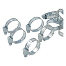 Twin Eagle Imports 10 Piece 304 Stainless Steel 19-38mm Worm Drive Hose Clamp