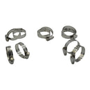Twin Eagle Imports 10 Piece 304 Stainless Steel 21-44mm Worm Drive Hose Clamp
