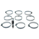 Twin Eagle Imports 10 Piece 304 Stainless Steel 35-70mm Worm Drive Hose Clamp