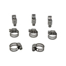 Twin Eagle Imports 10 Piece 304 Stainless Steel 7-16mm Worm Drive Hose Clamp
